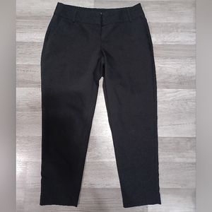 APT. 9 Women's Black Cropped Dress Pants w/ pockets, Size 6